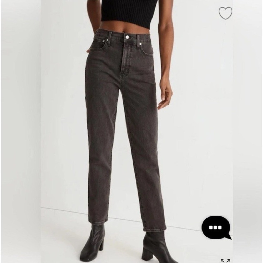 Madewell The Perfect Vintage Jean 90's inspired– Lunar Wash (Black), Size 27